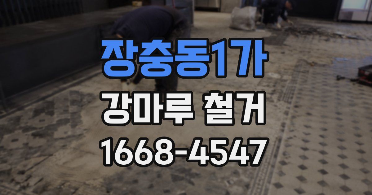 장충동1가 강마루 철거