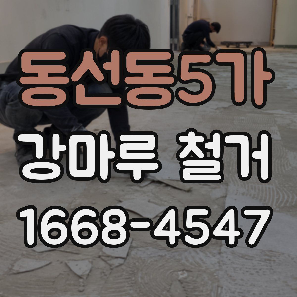 동선동5가 강마루 철거