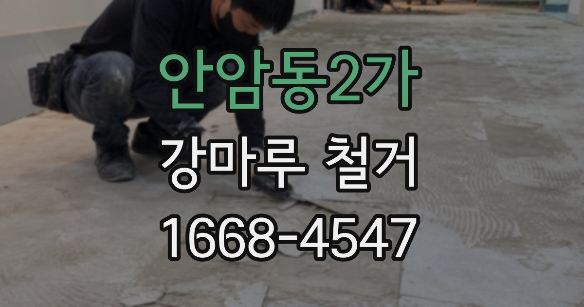안암동2가 강마루 철거