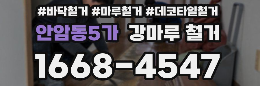 안암동5가 강마루 철거