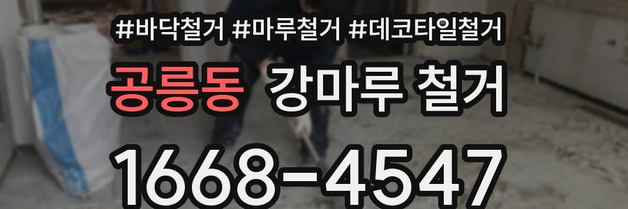 공릉동 강마루 철거