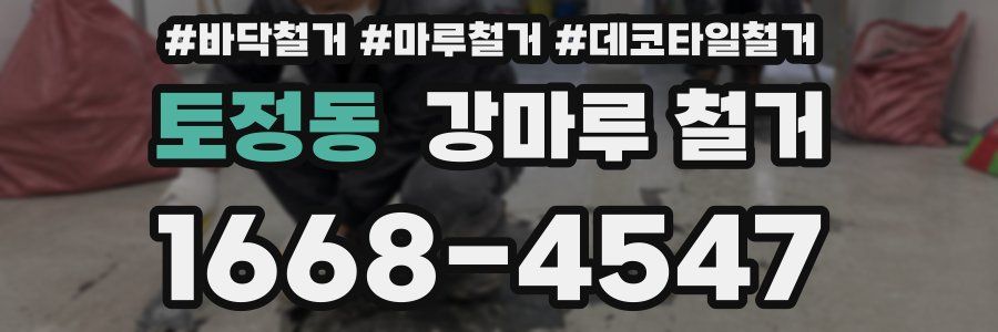토정동 강마루 철거