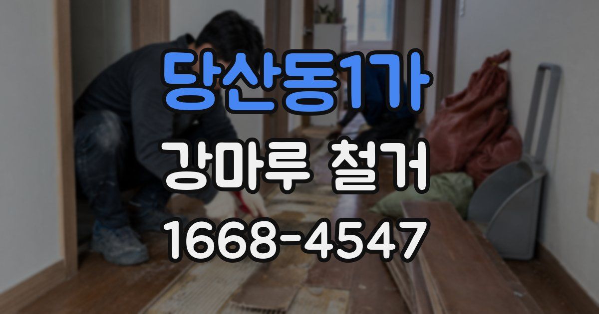 당산동1가 강마루 철거