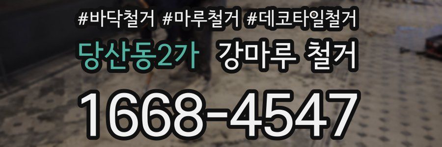당산동2가 강마루 철거