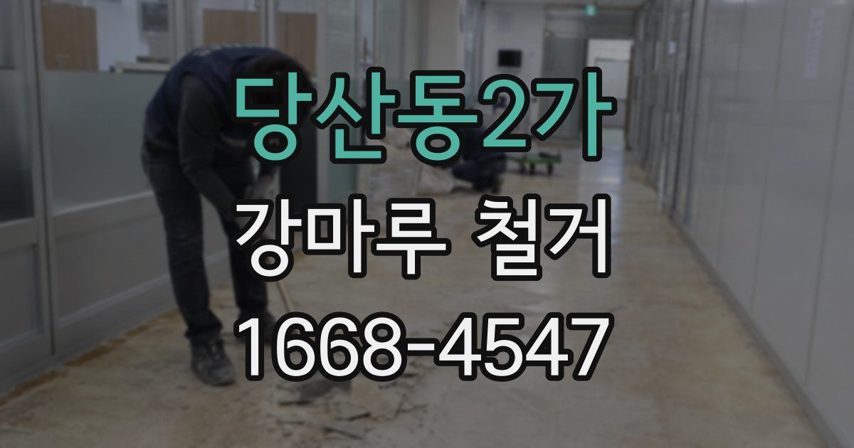 당산동2가 강마루 철거