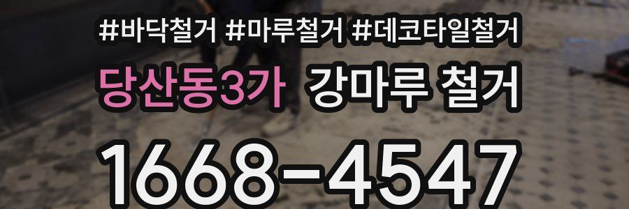 당산동3가 강마루 철거