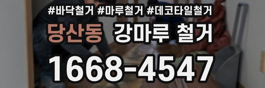 당산동 강마루 철거