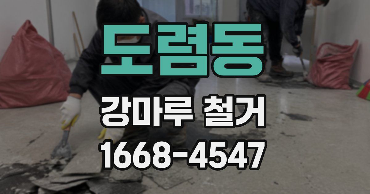 도렴동 강마루 철거