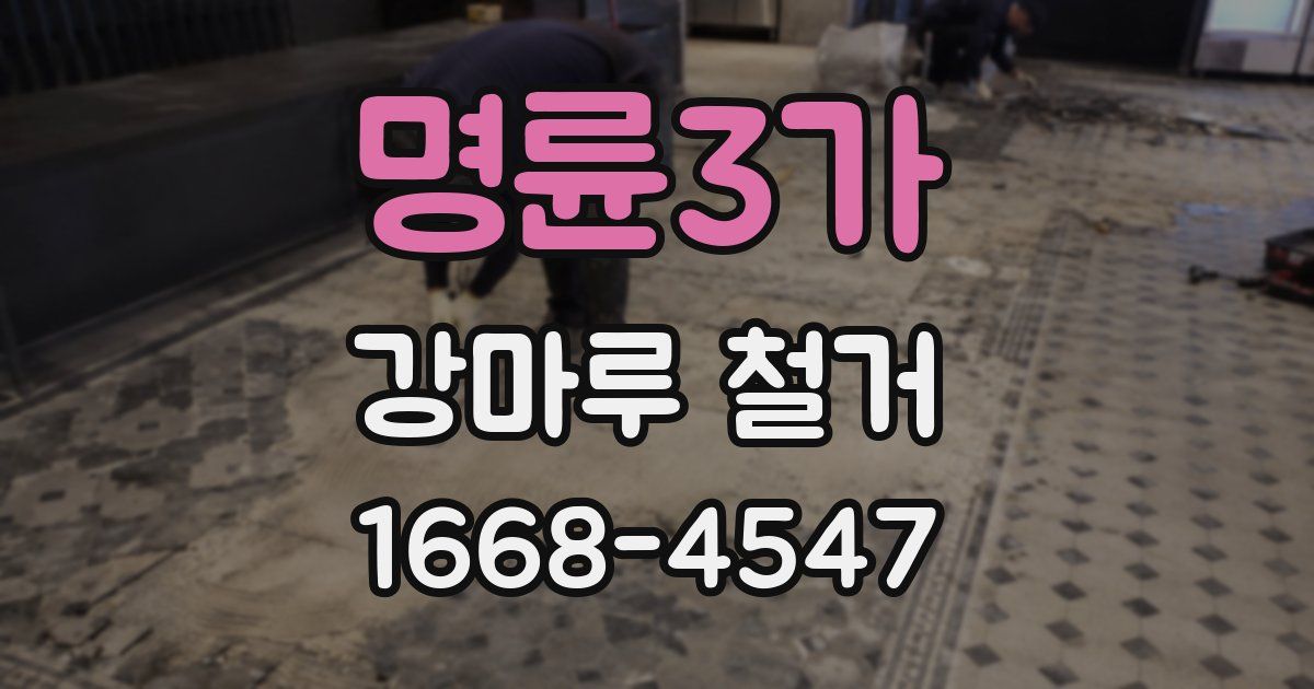 명륜3가 강마루 철거