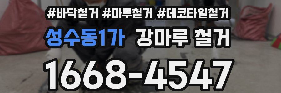 성수동1가 강마루 철거