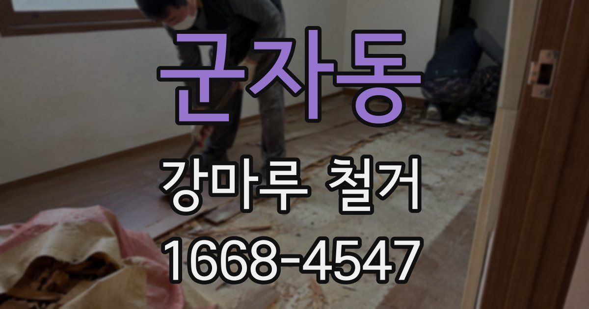 군자동 강마루 철거