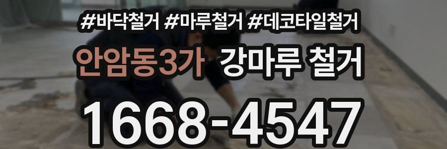 안암동3가 강마루 철거
