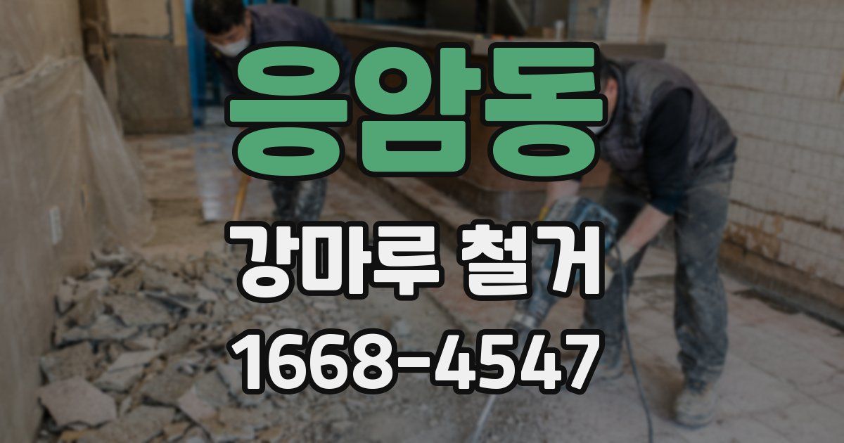 응암동 강마루 철거