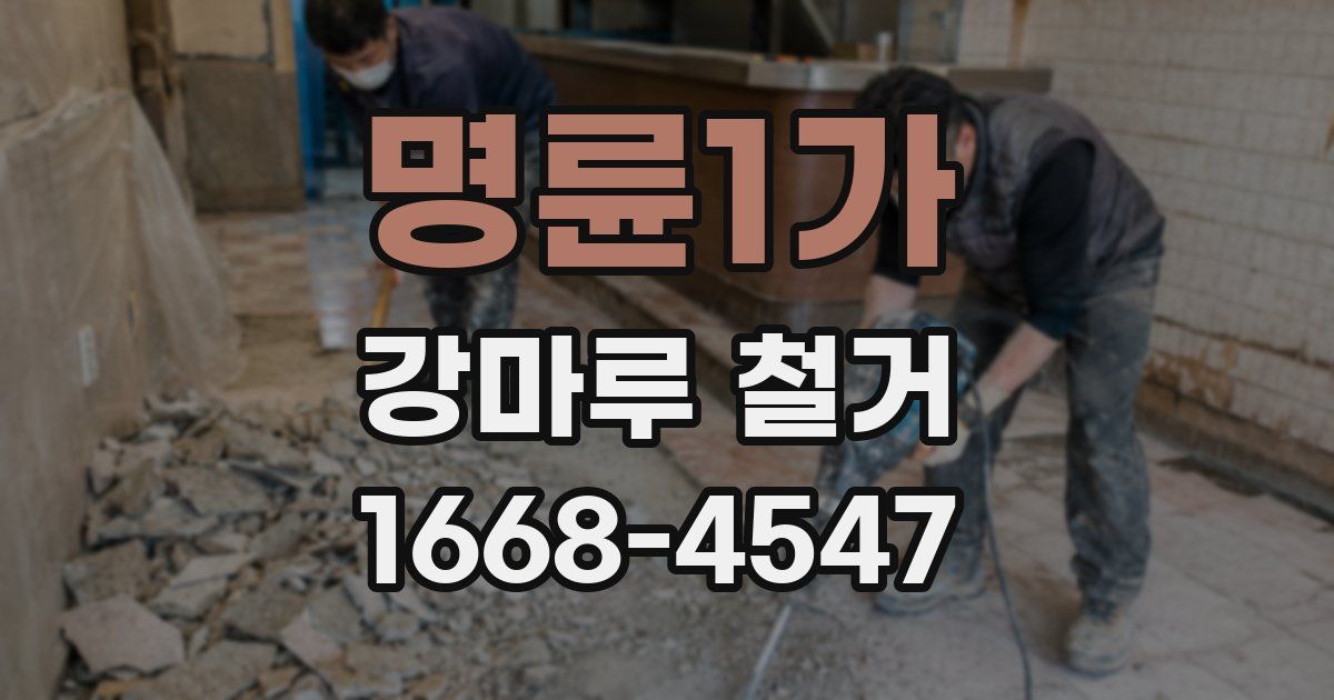 명륜1가 강마루 철거