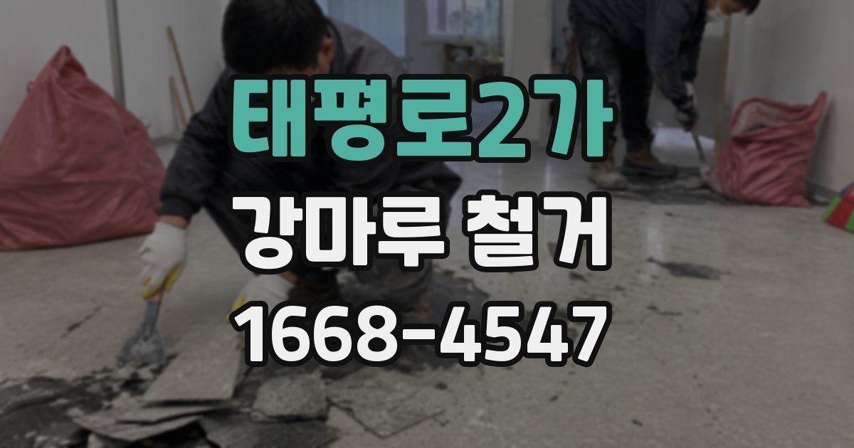 태평로2가 강마루 철거
