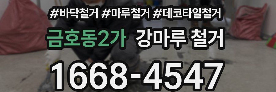 금호동2가 강마루 철거