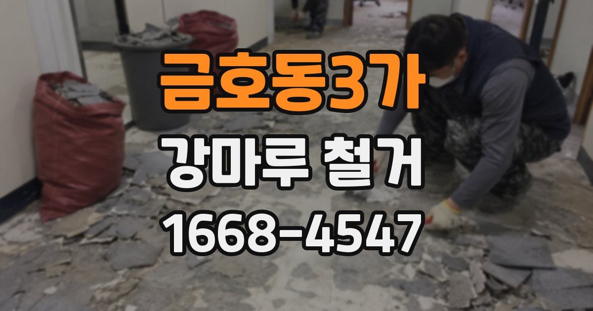 금호동3가 강마루 철거