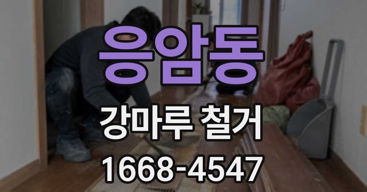 응암동 강마루 철거