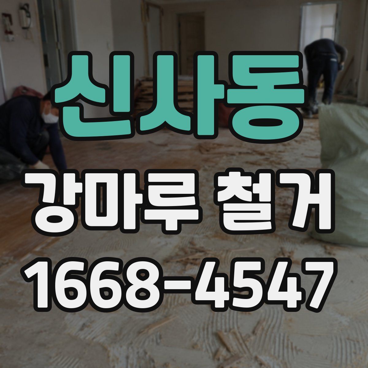 신사동 강마루 철거