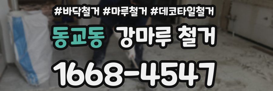 동교동 강마루 철거