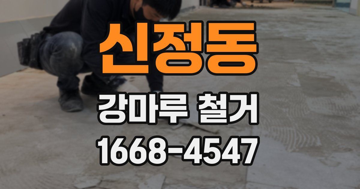 신정동 강마루 철거