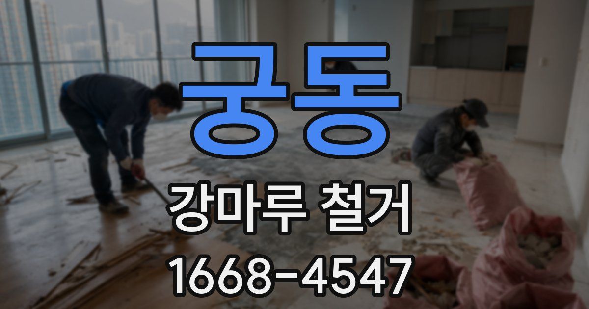 궁동 강마루 철거