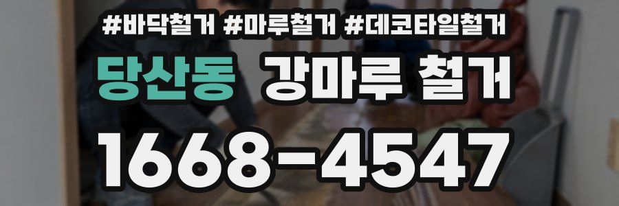 당산동 강마루 철거