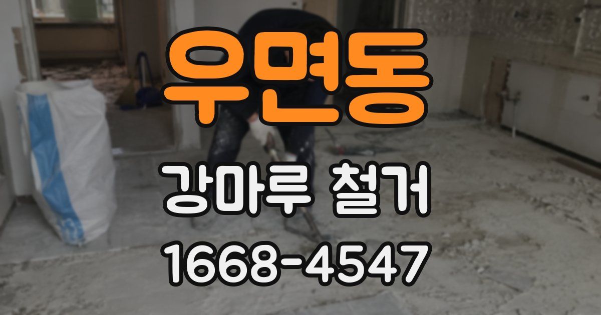 우면동 강마루 철거
