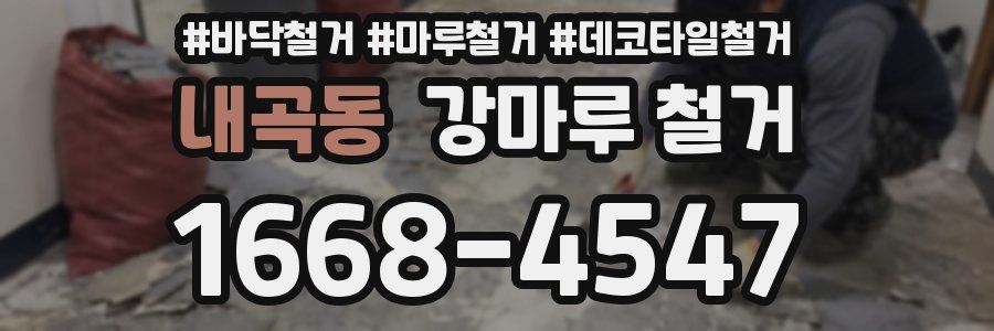 내곡동 강마루 철거