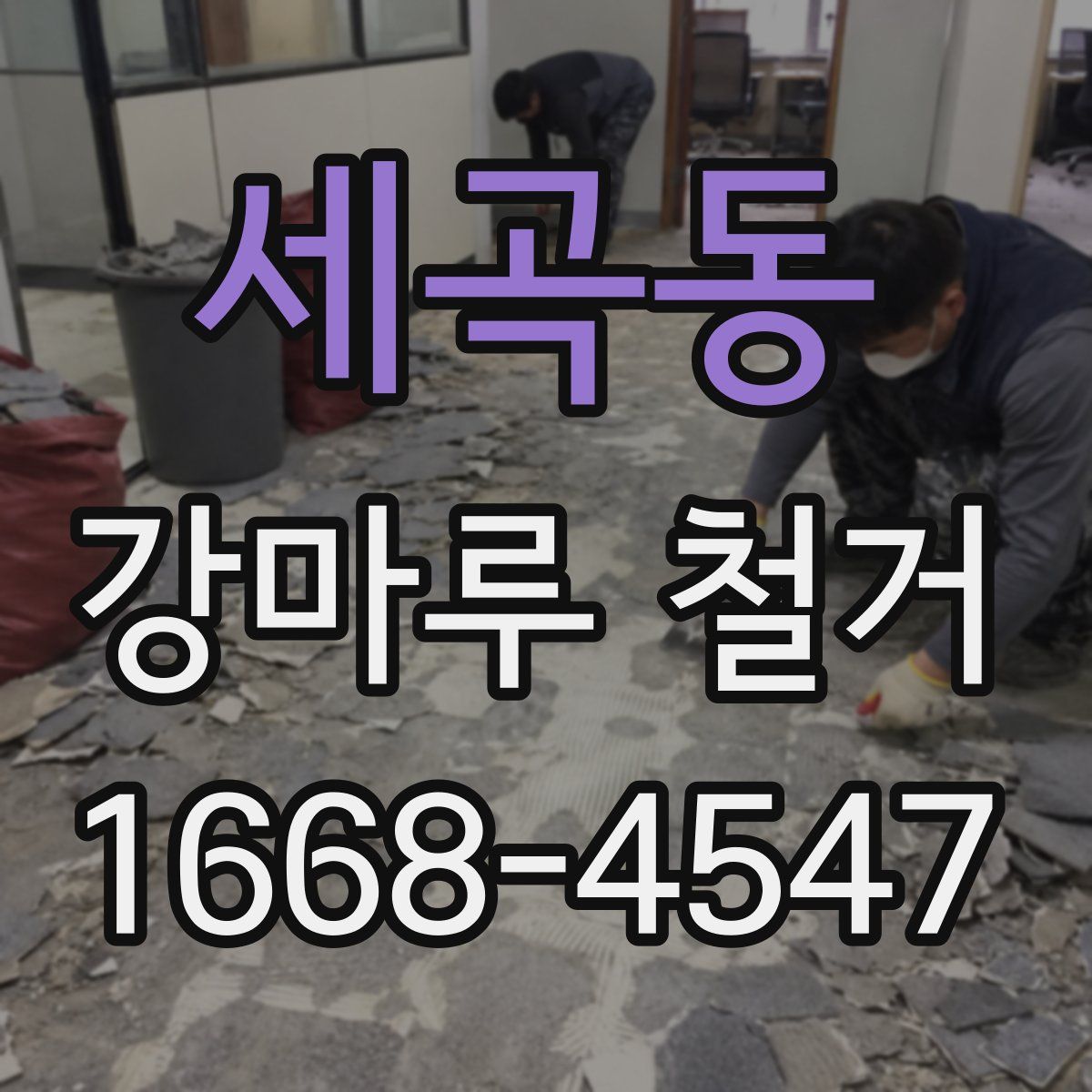 세곡동 강마루 철거