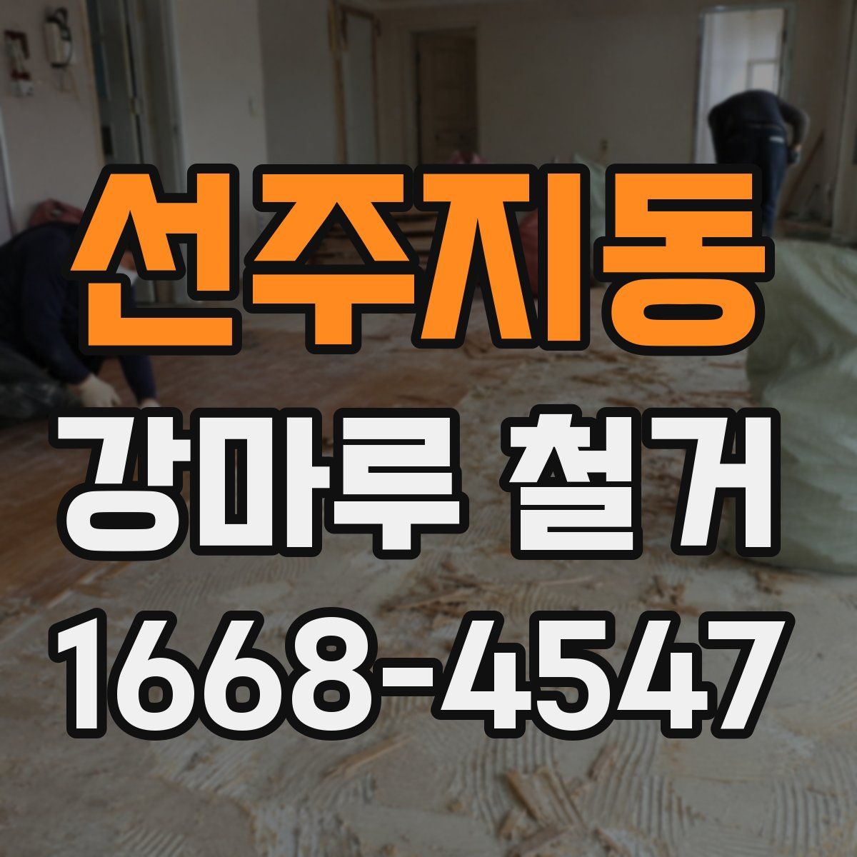 선주지동 강마루 철거