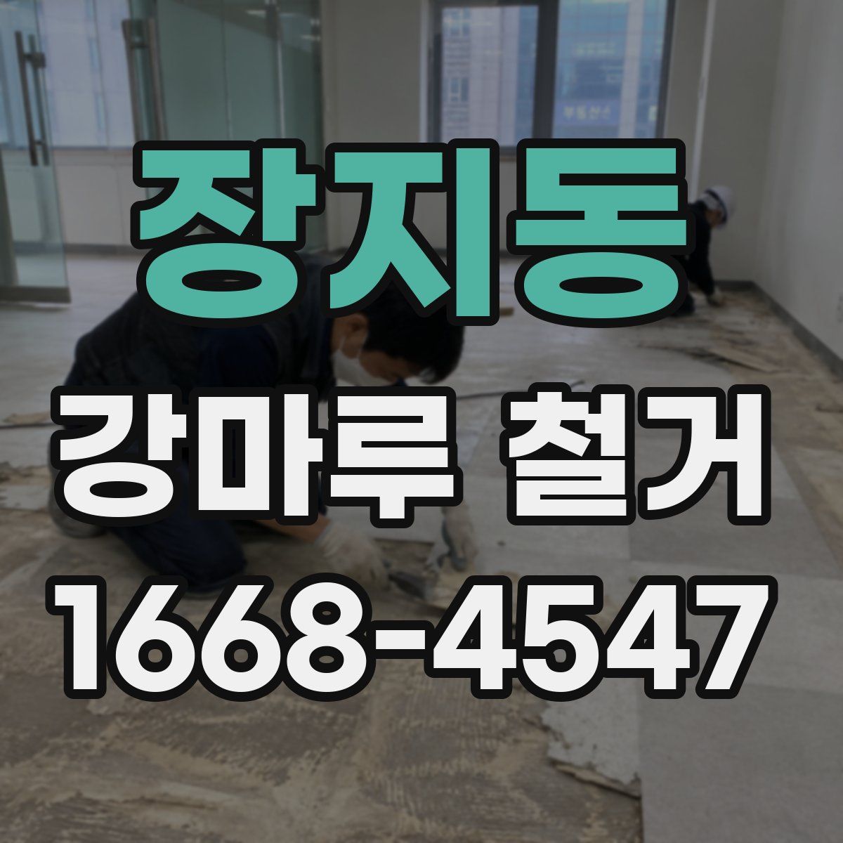 장지동 강마루 철거