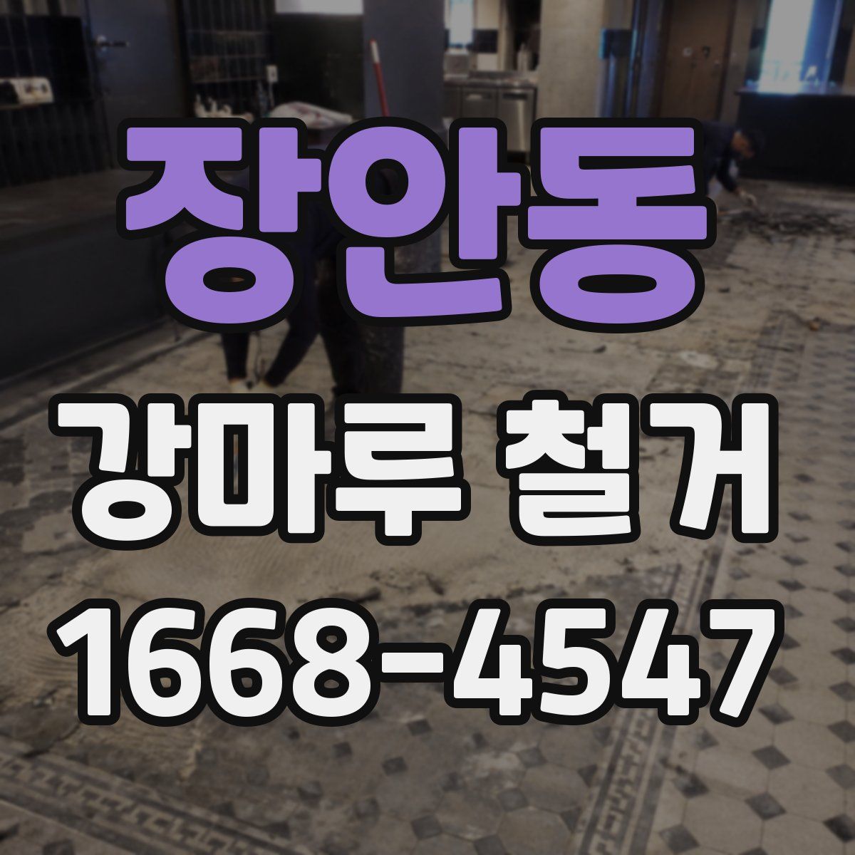 장안동 강마루 철거