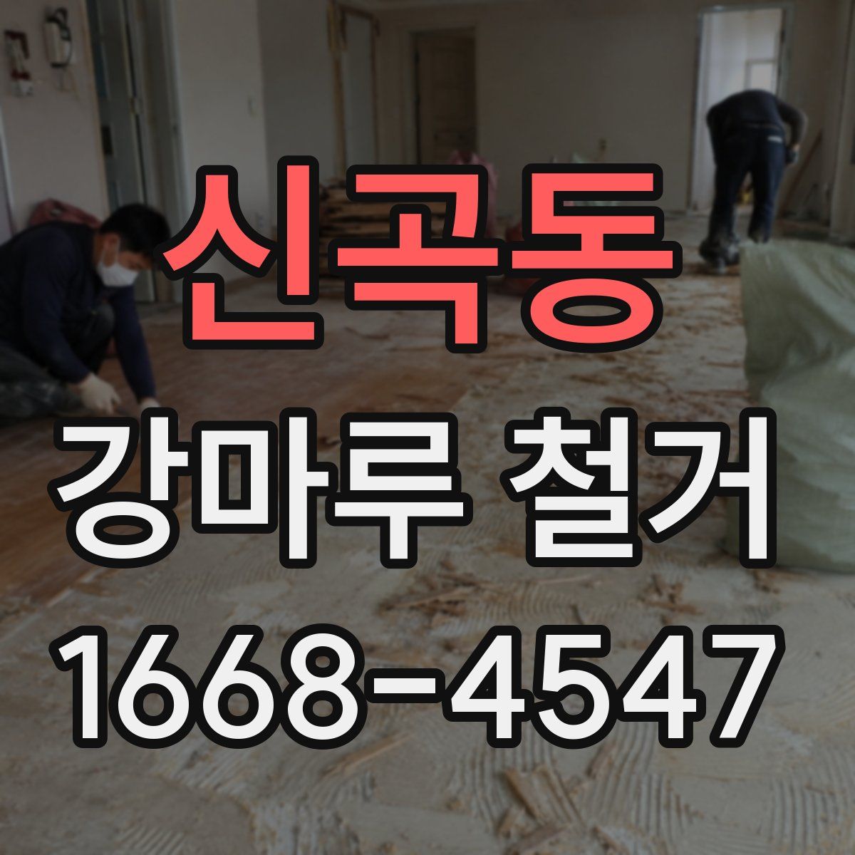 신곡동 강마루 철거