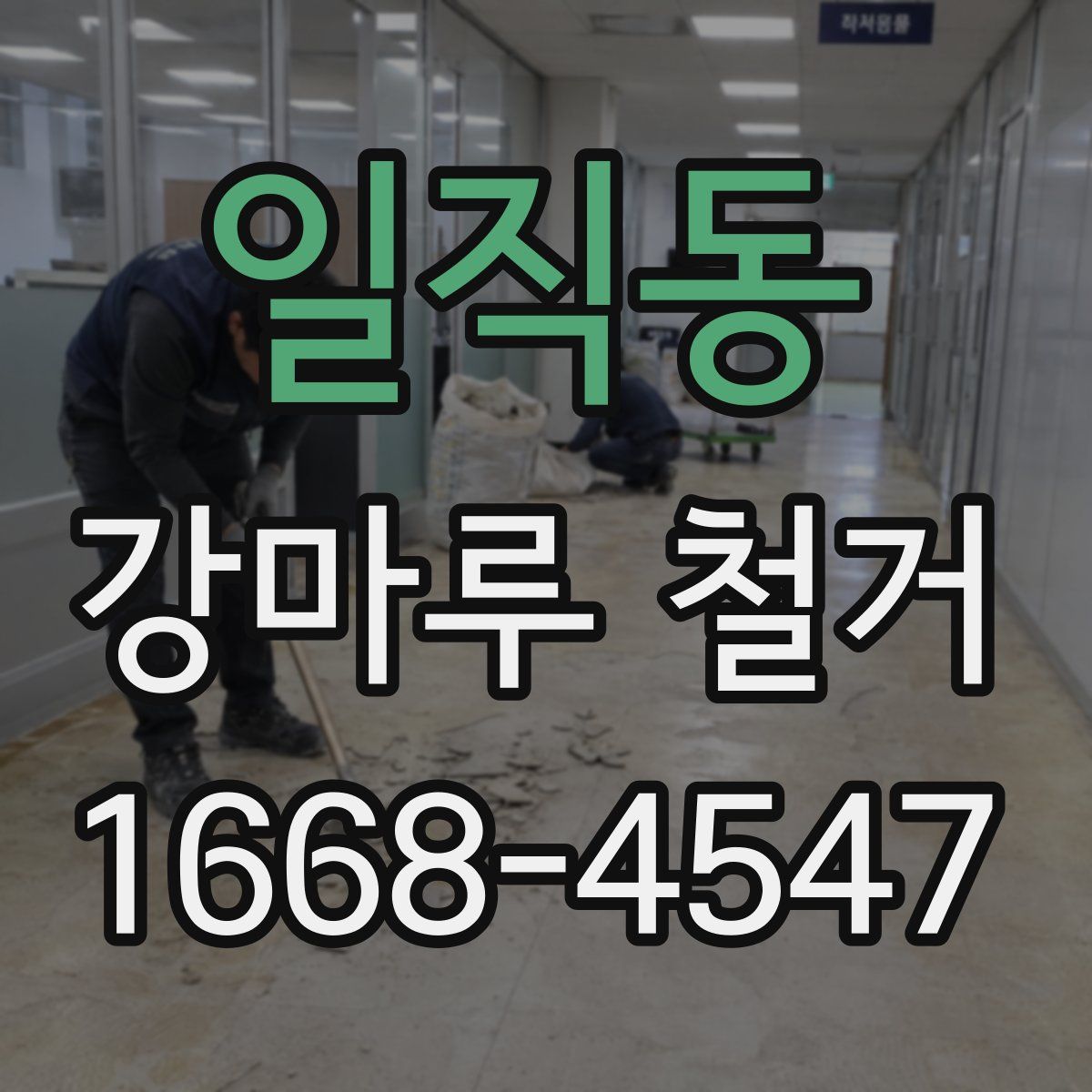 일직동 강마루 철거
