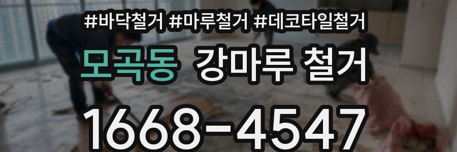모곡동 강마루 철거