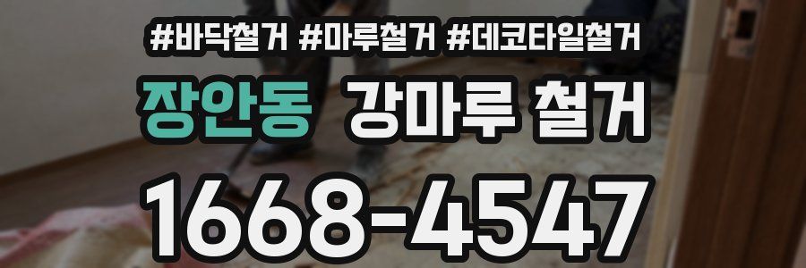 장안동 강마루 철거