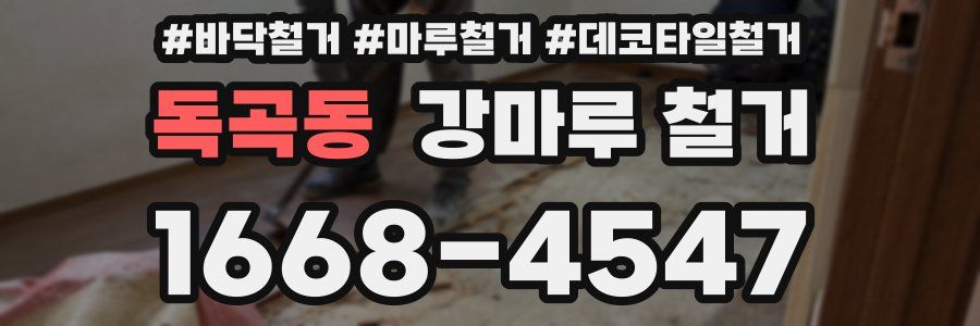 독곡동 강마루 철거
