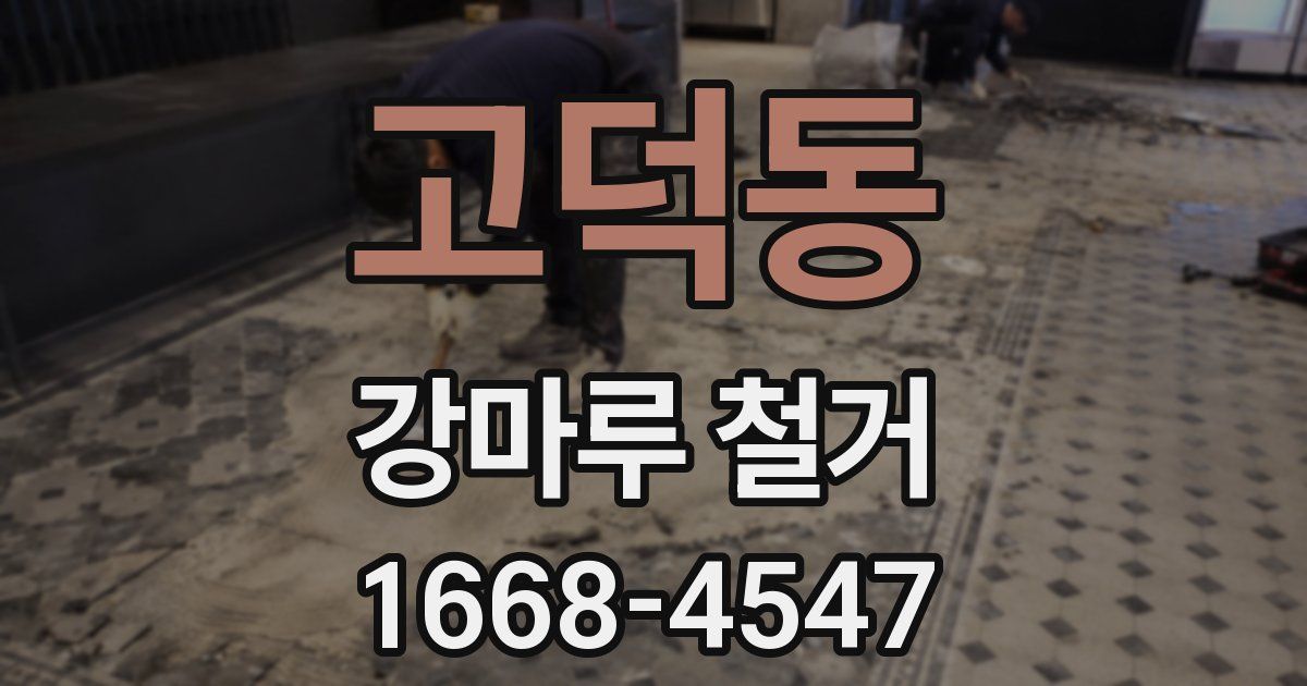고덕동 강마루 철거