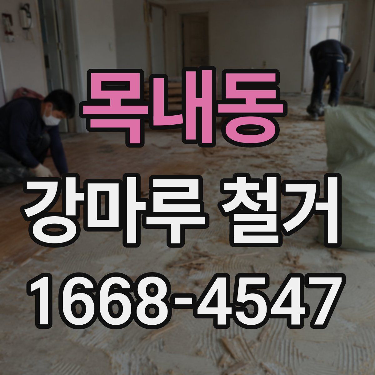 목내동 강마루 철거