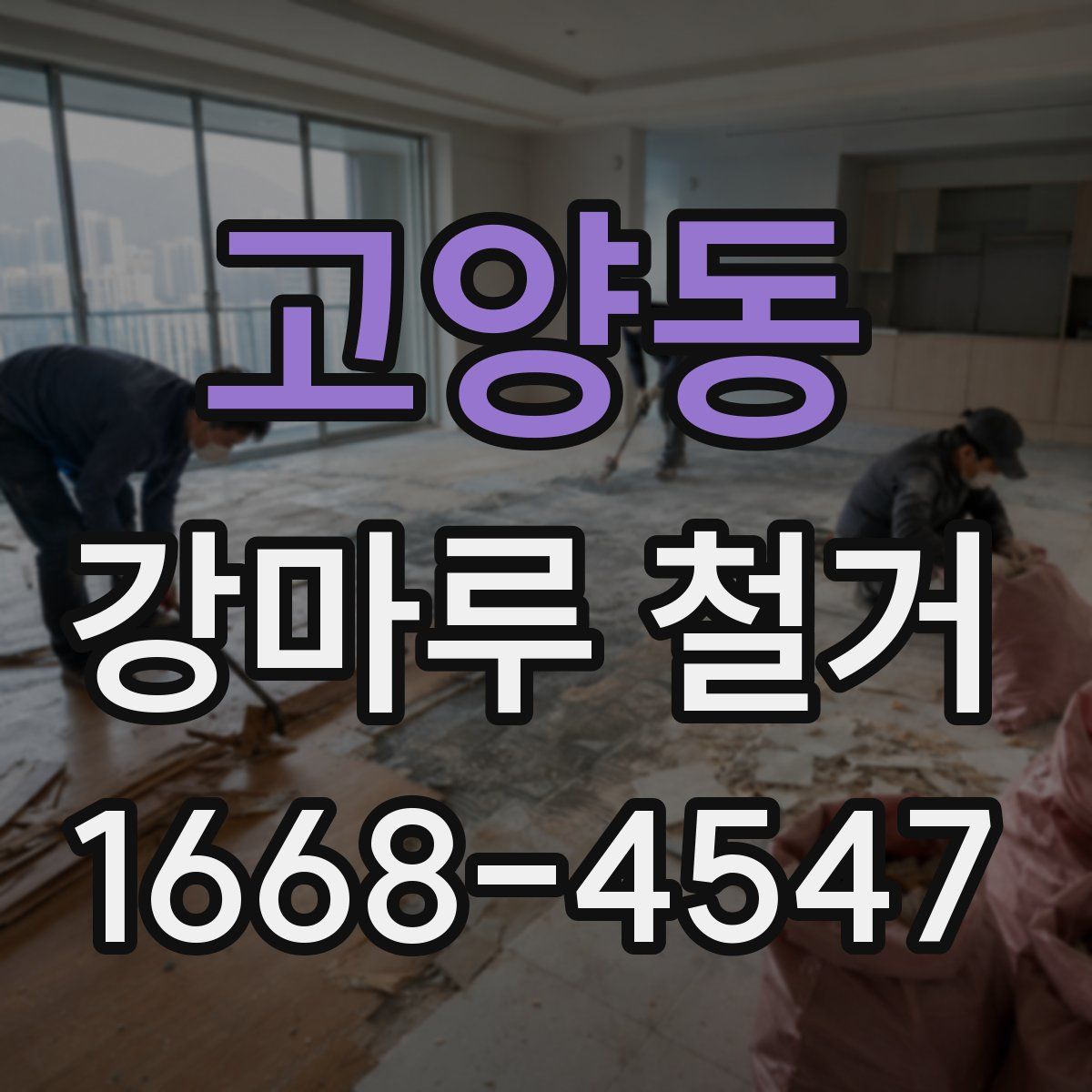 고양동 강마루 철거