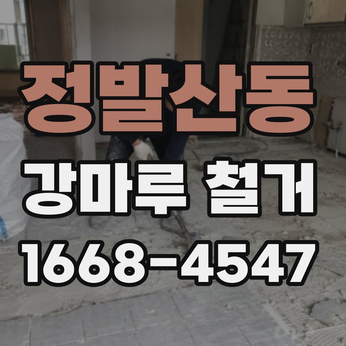 정발산동 강마루 철거