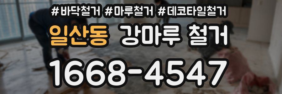 일산동 강마루 철거