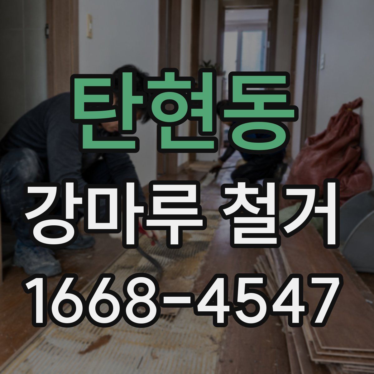 탄현동 강마루 철거