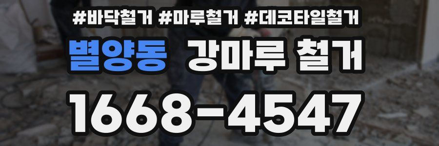 별양동 강마루 철거