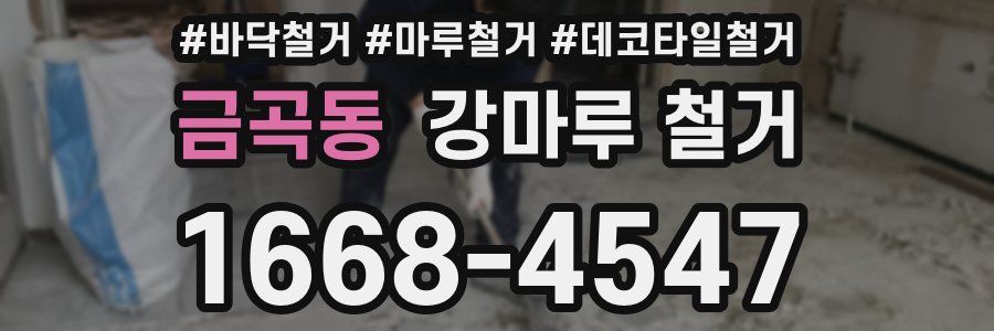 금곡동 강마루 철거
