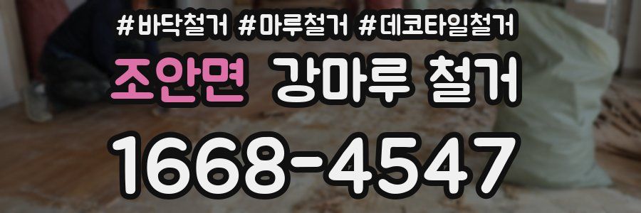 조안면 강마루 철거