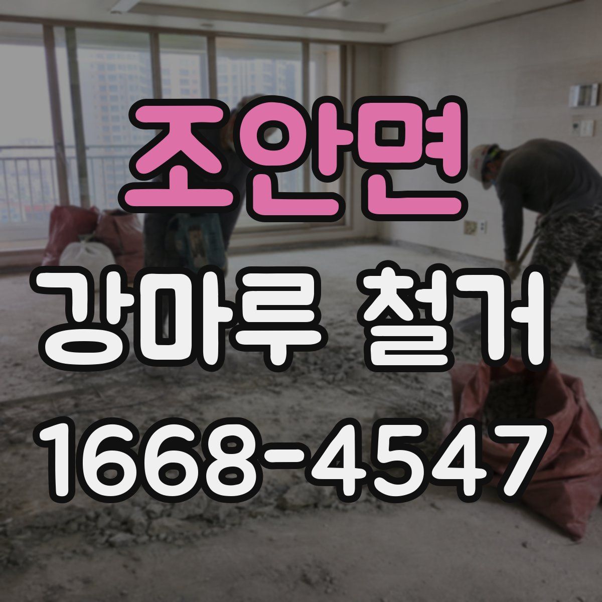 조안면 강마루 철거