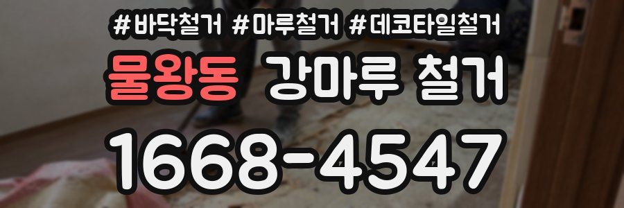 물왕동 강마루 철거