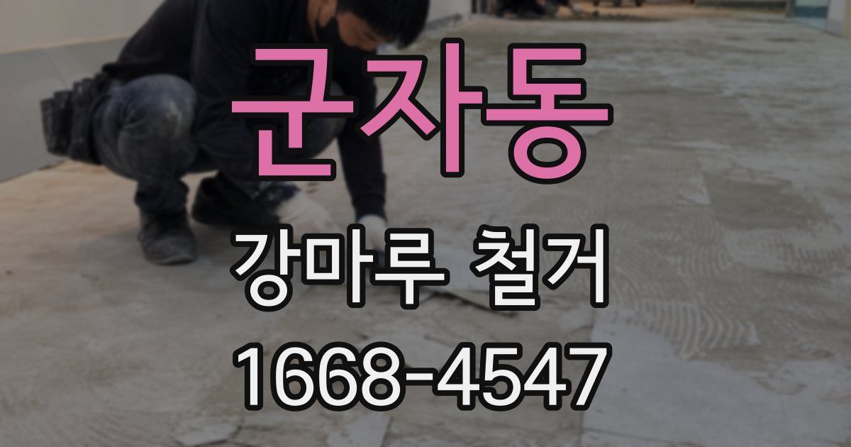 군자동 강마루 철거